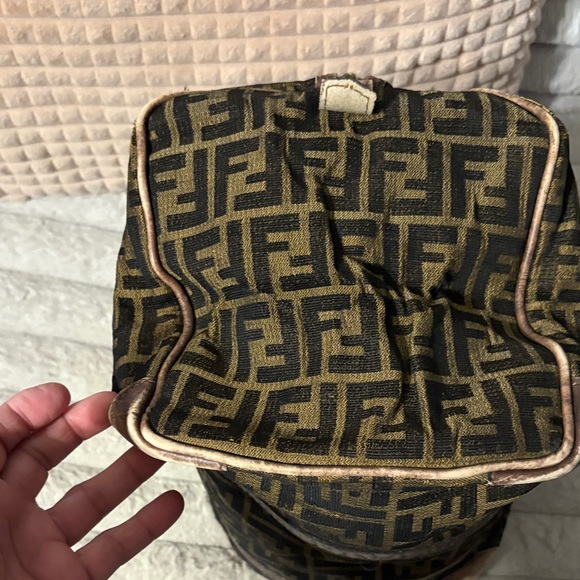 Fendi Monogram Black and Brown Duffel Bag - Picture 6 of 16